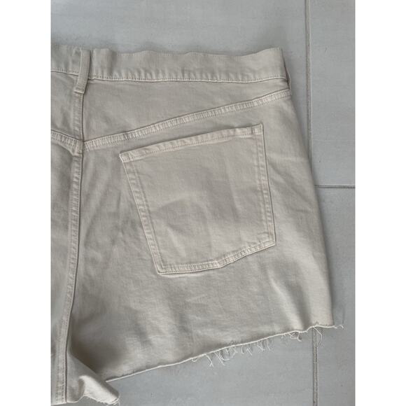 Old Navy Shorts Jean Denim Cut Off Frayed Sky Hi A-Line - Picture 9 of 12